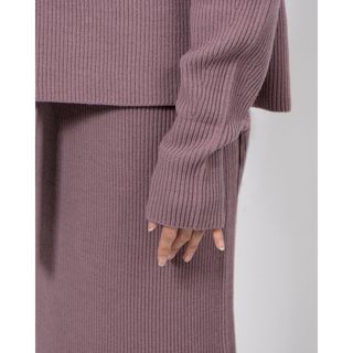 専用 mila owen ハイネックニットストレートスカート セットアップ