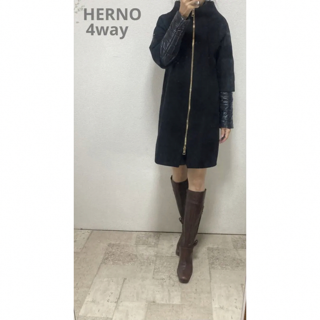 ミドル丈コート　HERNO 38