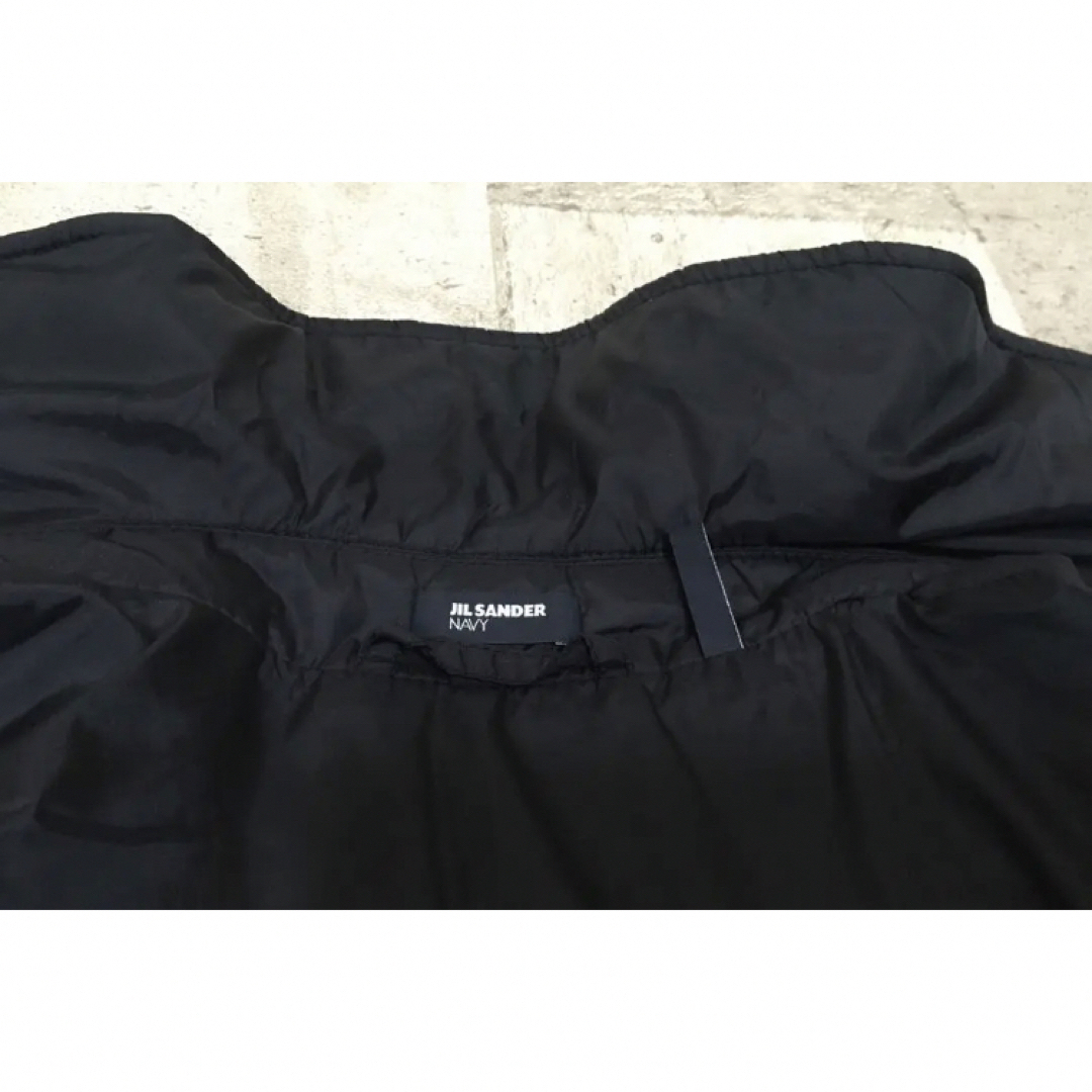 JIL SANDER NAVY - ジルサンダーネイビー ロングコートダブルジップ