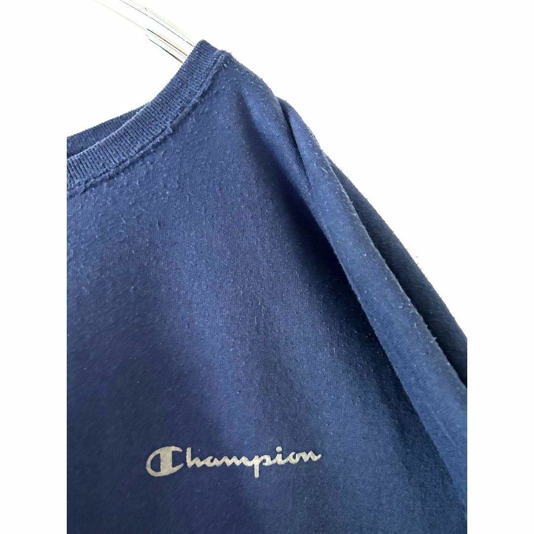 チャンピオン Champion ロゴ スウェット 2XLネイビー紺色オールド