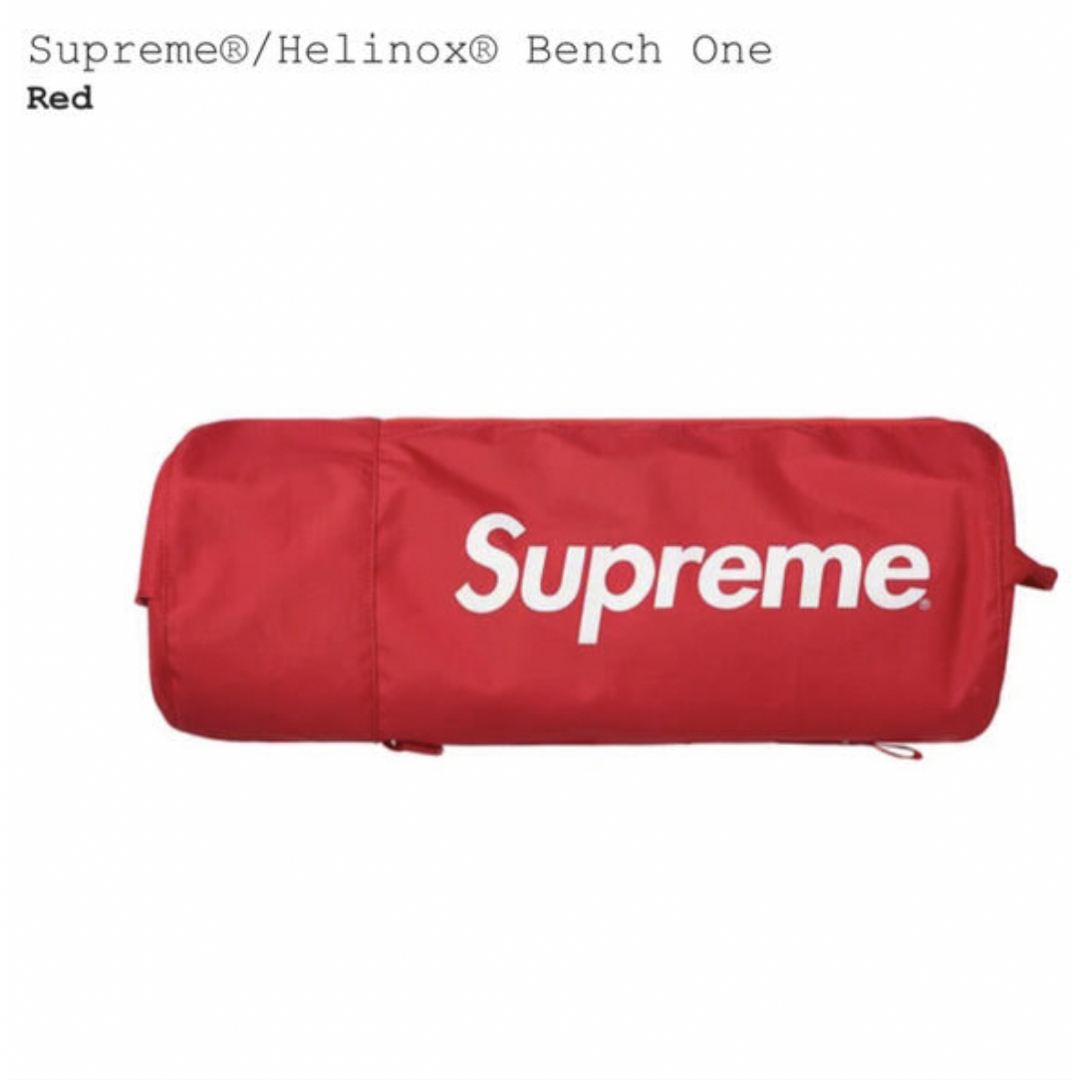 Supreme Helinox Bench One Red