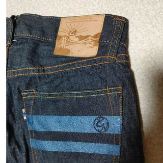 モモタロウジーンズ(MOMOTARO JEANS)の桃太郎ジーンズ　EASY NAVY別注1302en w30 美品(デニム/ジーンズ)