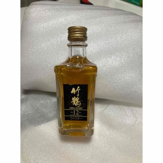 ニッカウイスキー(ニッカウヰスキー)の 竹鶴12年50ml(希少角ボトル)ミニチュアボトル(ウイスキー)