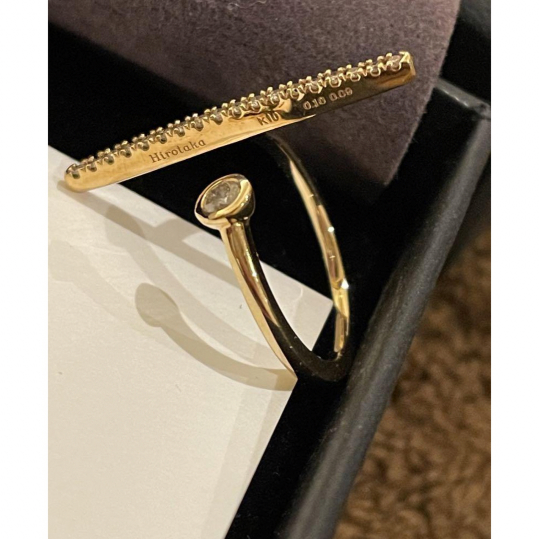 新品 ヒロタカ Gossamer Long Diamond Ring 9号 当店特典行き musi-co.com
