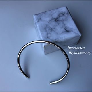 ❶❶ luxe simple bangle silver  4000-(ブレスレット/バングル)