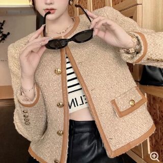 qung  classic tweed jacket