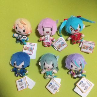 プロジェクトセカイ　ふわぷちマスコット　6種セット　ワンダーランズ×ショウタイム(キャラクターグッズ)