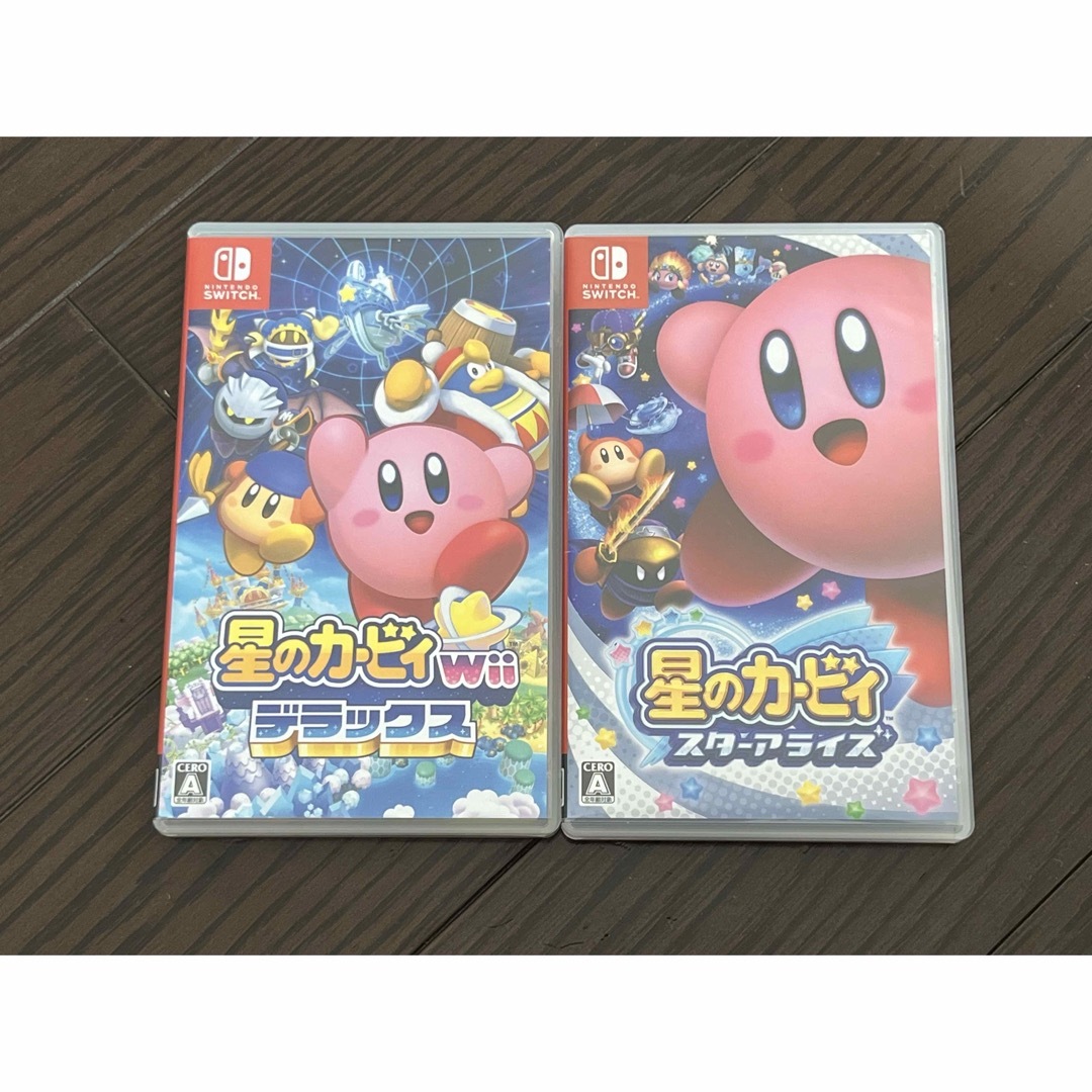 任天堂 - 【2本セット】星のカービィ Wii デラックス、星のカービィ