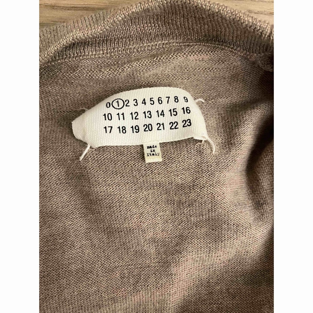 maison martin margielaエルボーパッチ ロングカーディガン maison martin margielaエルボーパッチ ロングカーディガン