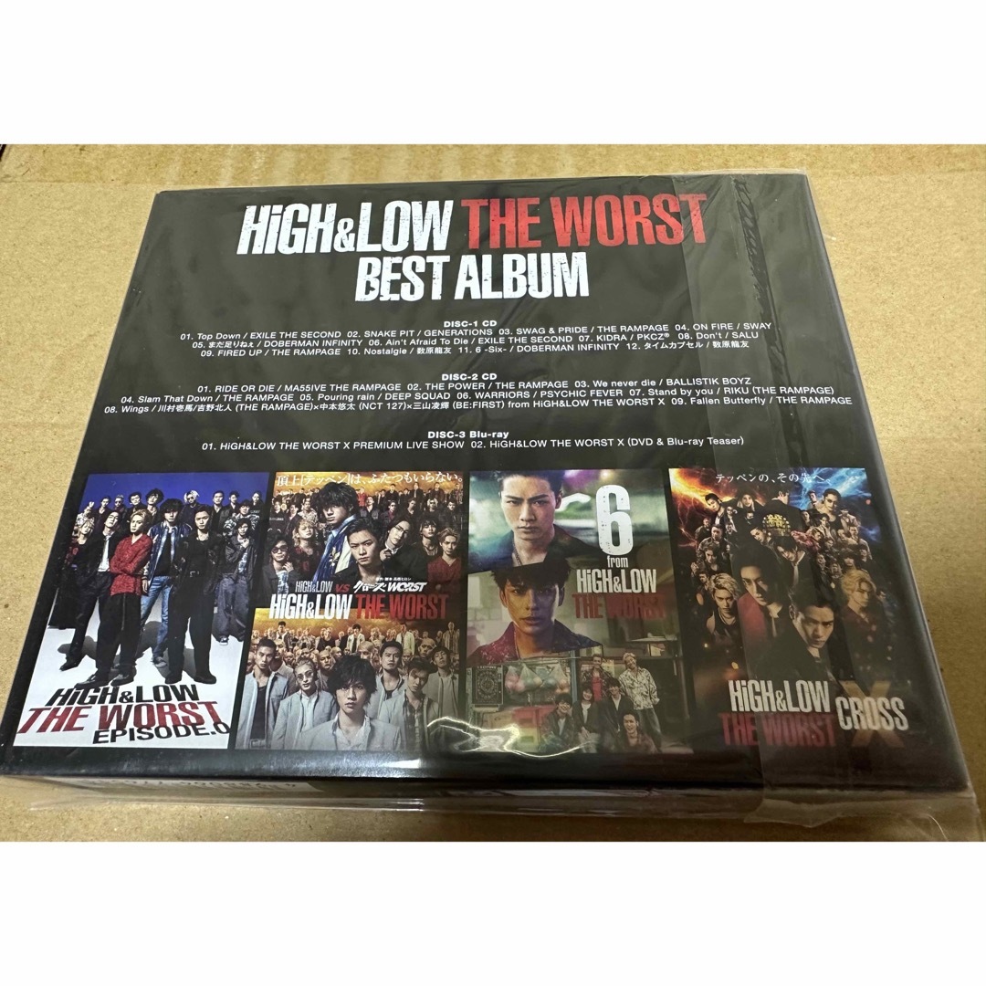 EXILE TRIBE(エグザイル トライブ)のHiGH&LOW THE WOST BEST ALBUM Blu-ray初回盤 エンタメ/ホビーのDVD/ブルーレイ(ミュージック)の商品写真