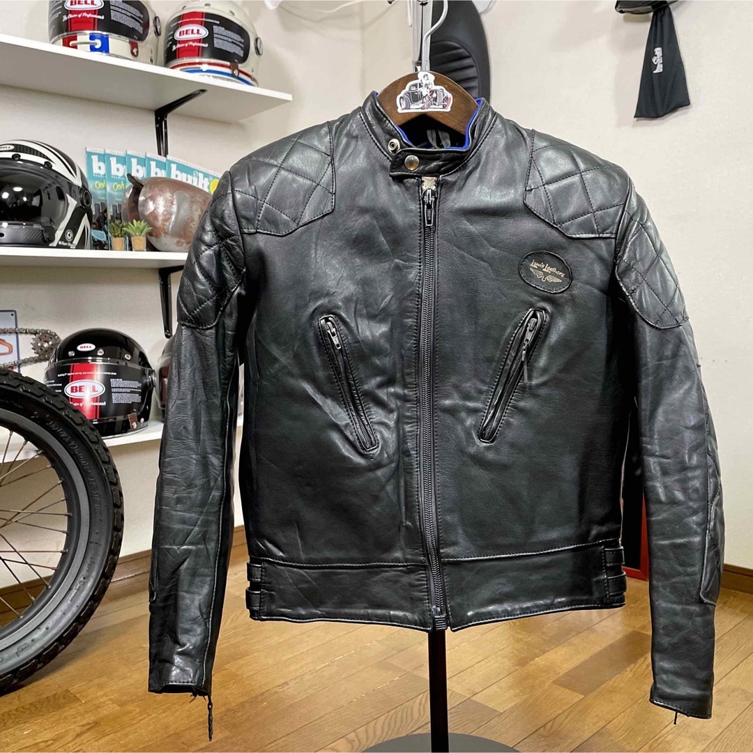 Lewis Leathers(ルイスレザー)の☆ヴィンテージ 70’s ルイスレザー ファントム  ブラック/38 メンズのジャケット/アウター(レザージャケット)の商品写真