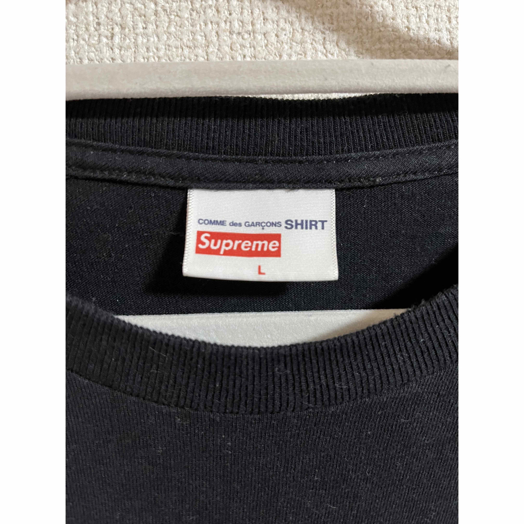 Garçons Box Logo Tee Supreme ボックスロゴT 黒　L 1