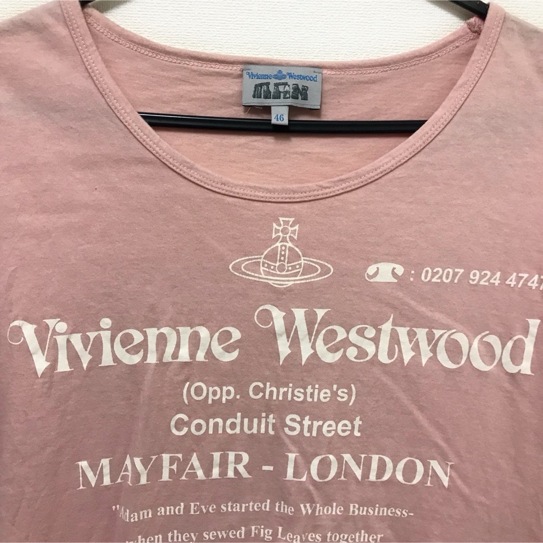 vivienne westwood  オーブ 総柄 プリント 半袖 カットソー