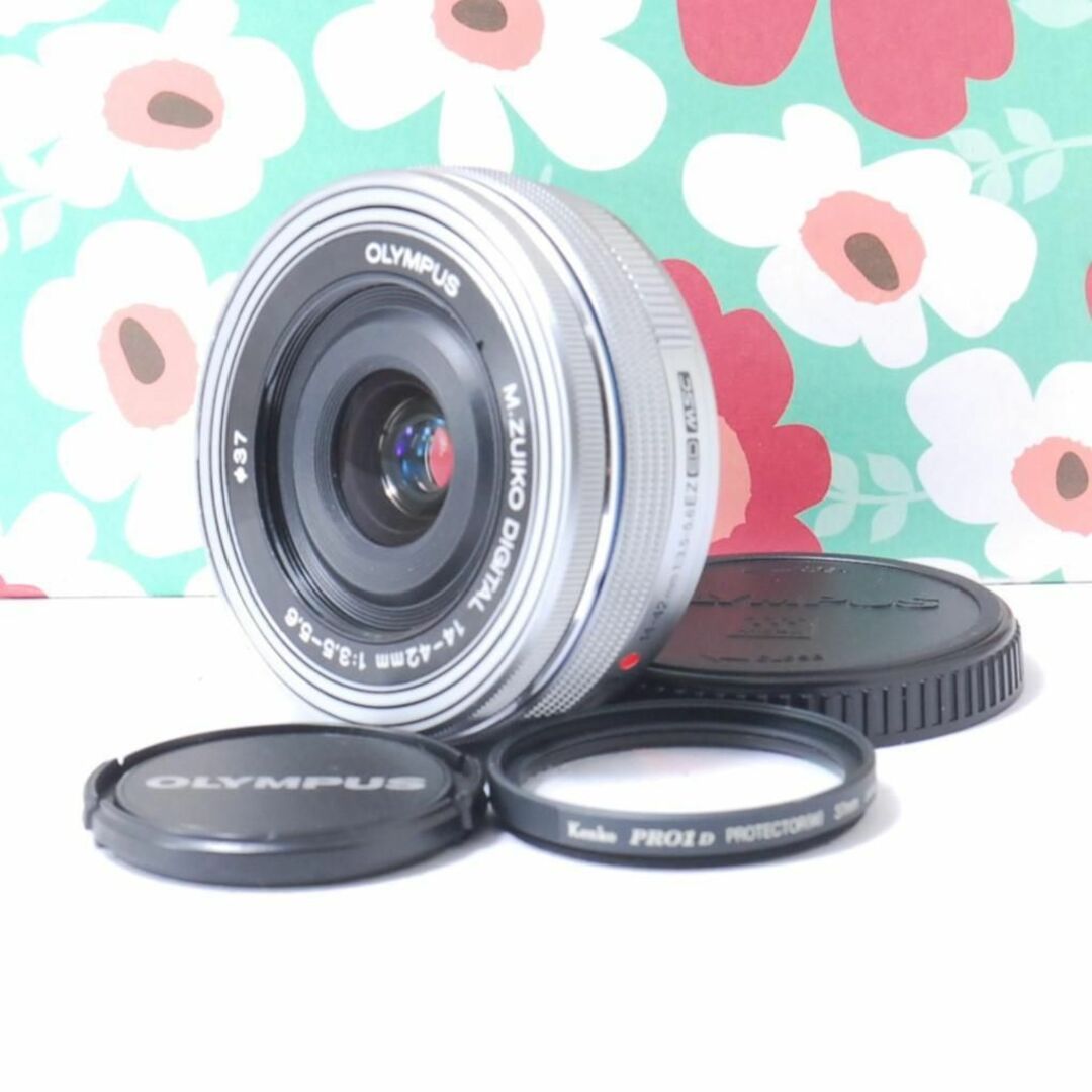 なめらか電動ズーム❤️オリンパス 14-42mm EZ❤️パンケーキレンズ❤-