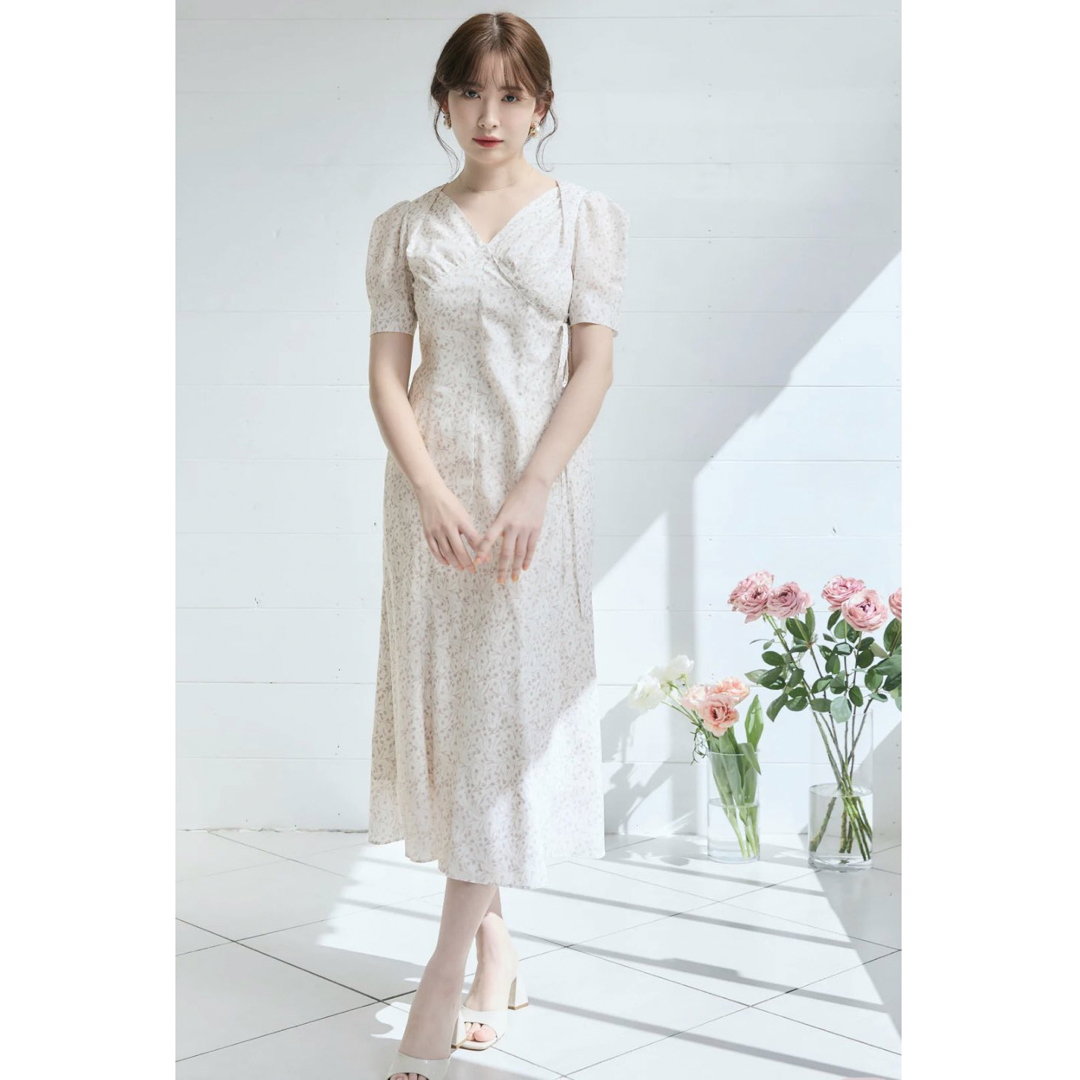 最終値下げ　新品　herlipto Wrap-Effect Knit Dress