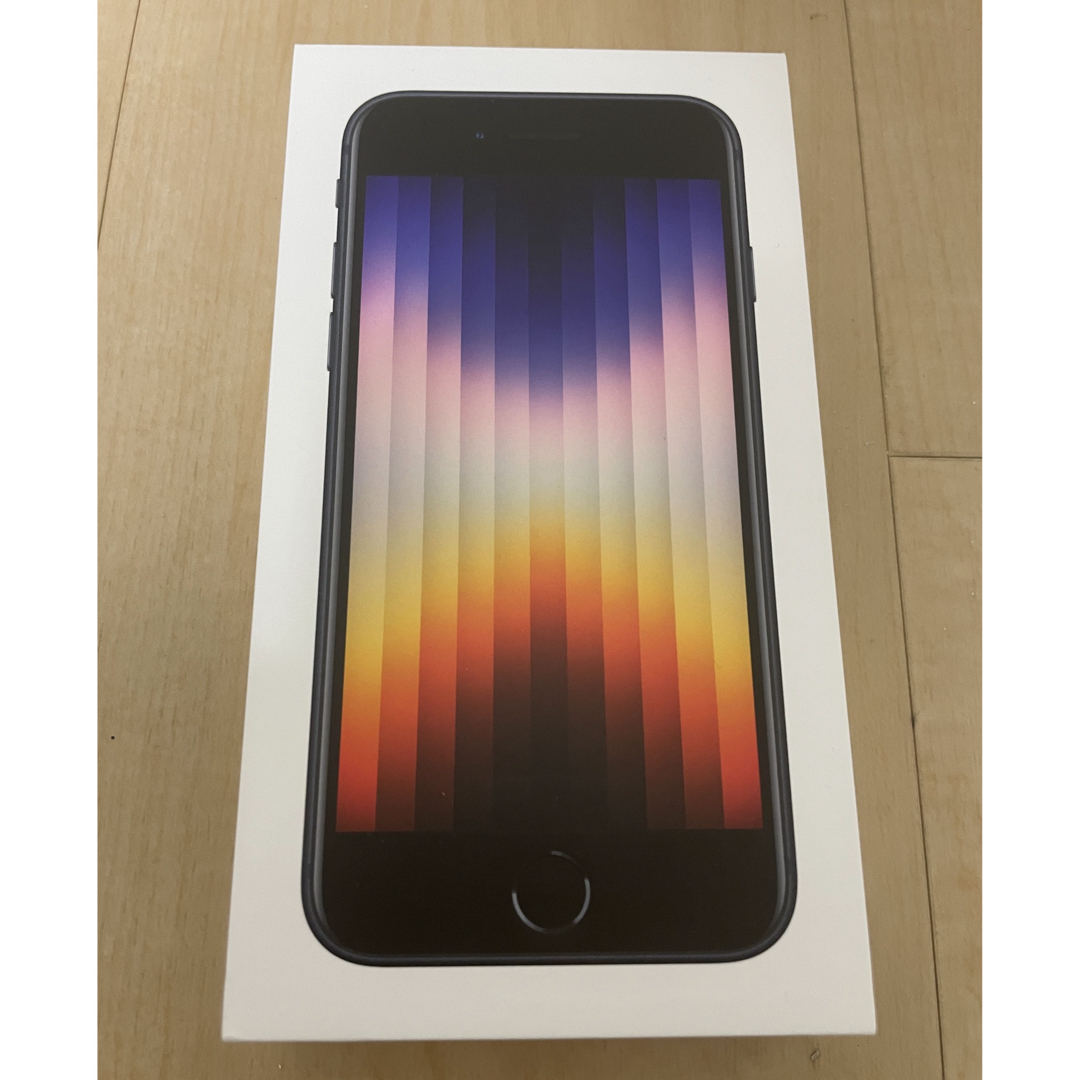 iPhone - iPhone SE 3 64GB 第三世代 第3世代 au ミッドナイト【美品