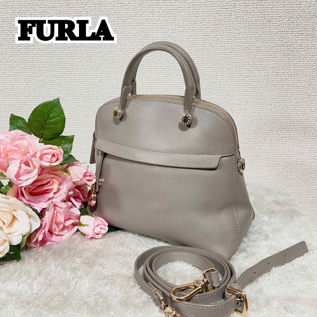 Furla - 【極美品】FURLA フルラ パイパー サイズS グレージュ