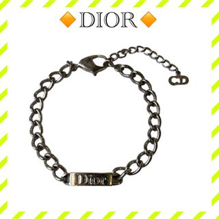 ChristianDior ヴィンテージ ロゴ チェーン ブレスレット・良品