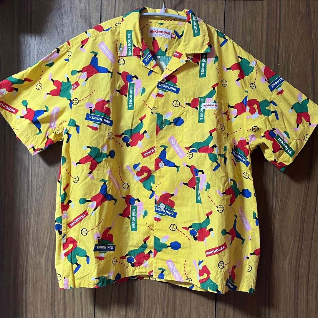 売れ筋アイテムラン Miki house 激レア 80s 90s アロハシャツ 総柄 M