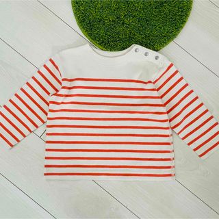 プチバトー(PETIT BATEAU)のプチバトー 3ans 94cm ボーダー 長袖 トレーナー(Tシャツ/カットソー)