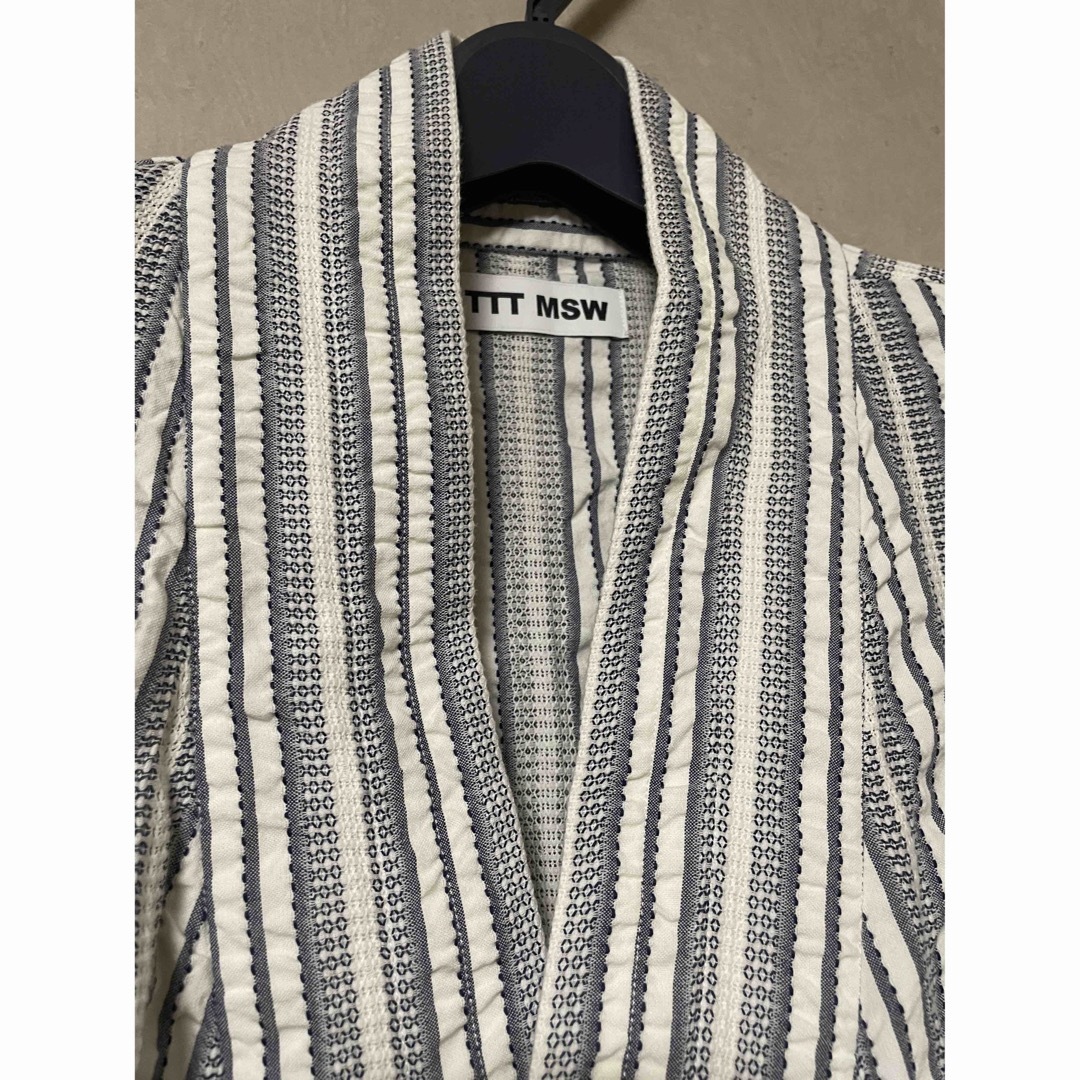 TTT_MSW(ティー)の22SS TTT_MSW Kimono Stripe Shirt メンズのトップス(シャツ)の商品写真