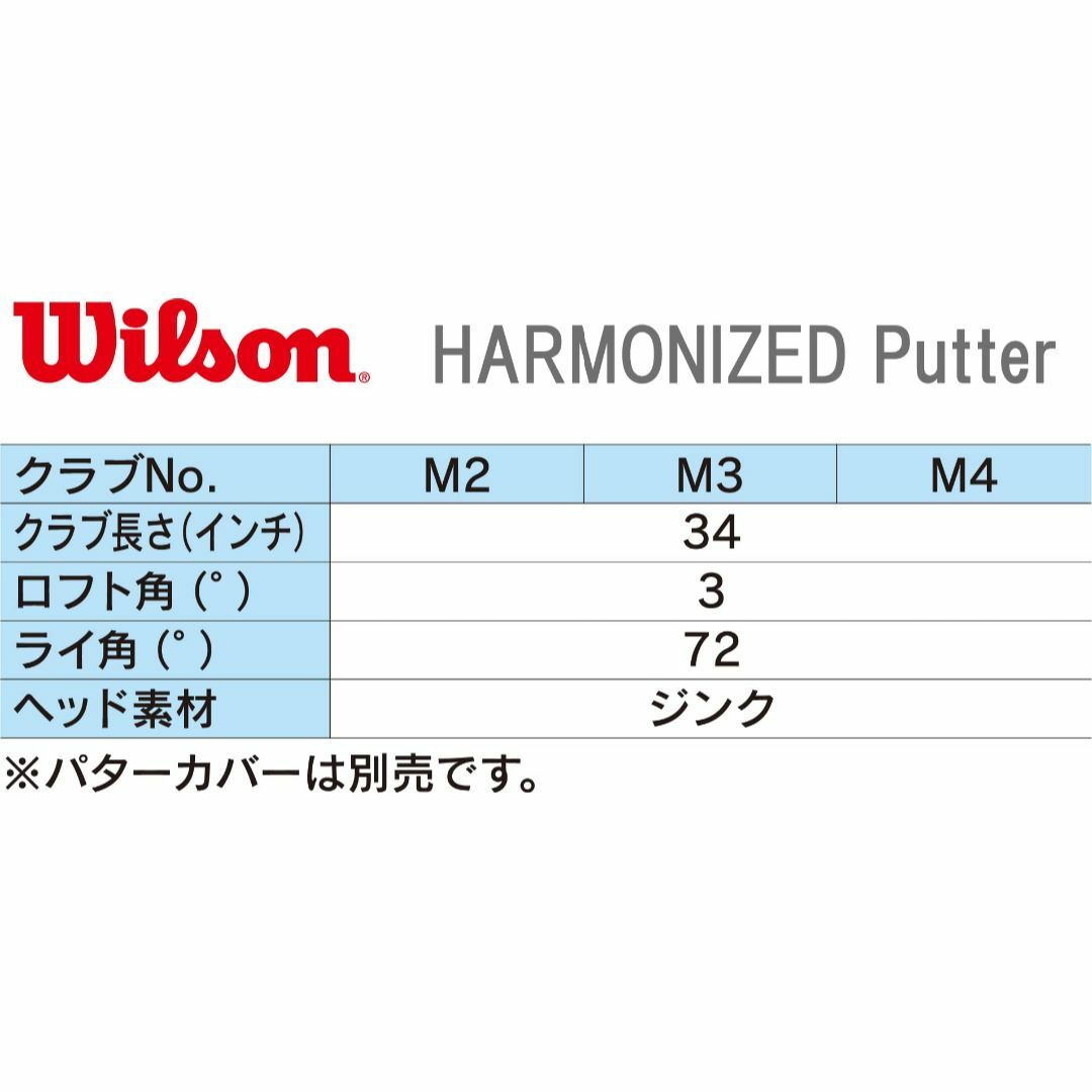 Wilson(ウイルソン) パター Wilson パター スチール メンズ HA 3