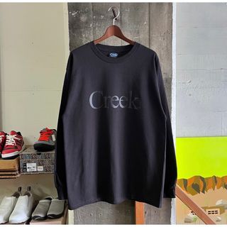 Creek Angler's Device L/S Logo Tee XL 黒(Tシャツ/カットソー(七分/長袖))