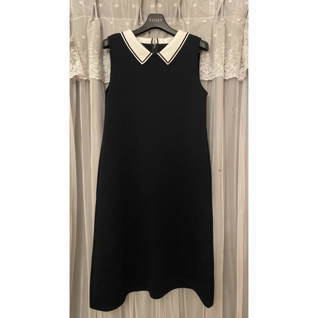 FOXEY NEW YORK - 新品💗フォクシー ドレス クレセント 38 ネイビー