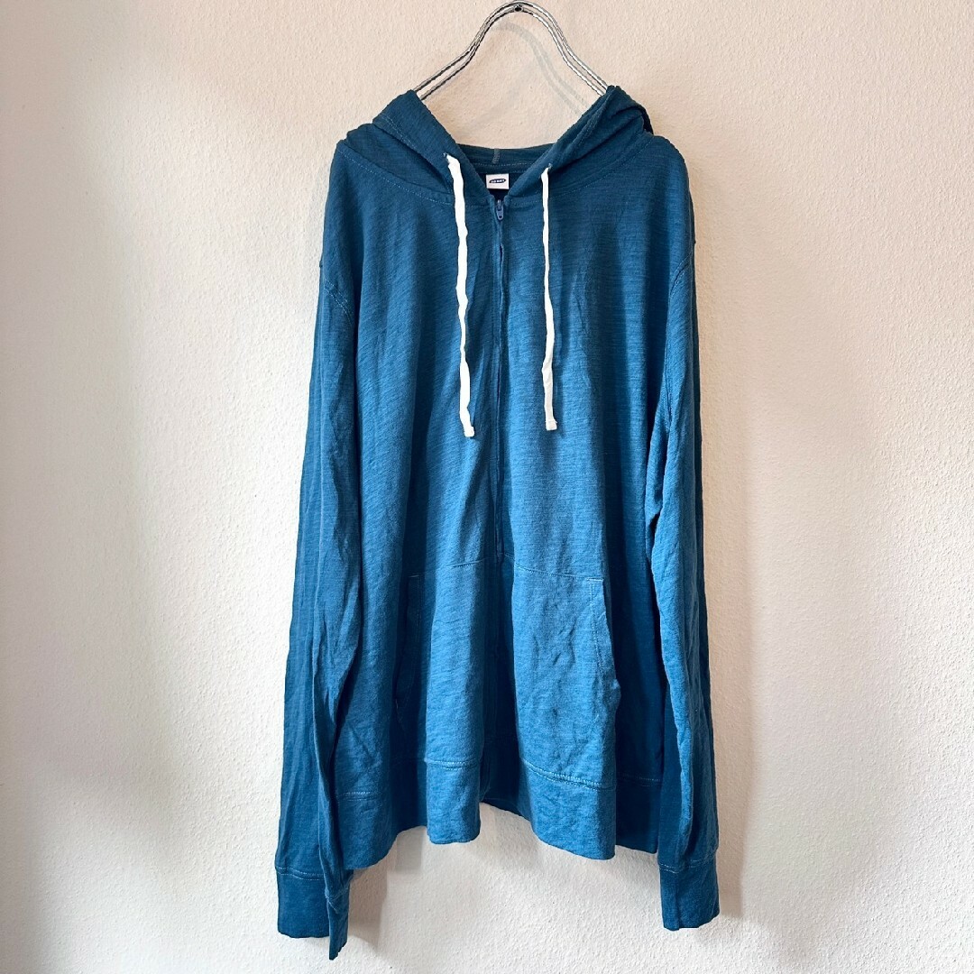 Old Navy(オールドネイビー)のオールドネイビー　OLD NAVY　パーカー　無地　グリーン　/Y2374 レディースのトップス(パーカー)の商品写真