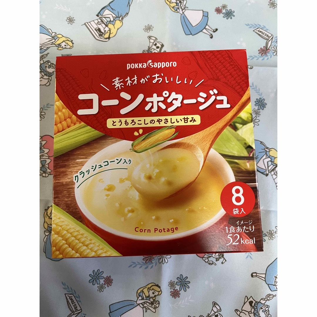 ポッカサッポロ(ポッカサッポロ)のpokka 素材がおいしい コーンポタージュ 食品/飲料/酒の加工食品(インスタント食品)の商品写真