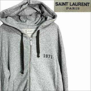 SAINT LAURENT PARIS サンローラン ジップデザイン パーカー