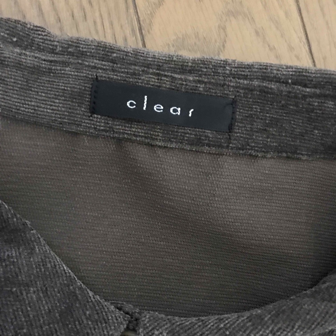 clear(クリア)のクリア★秋冬シャツ★はおりにも♪美品 レディースのトップス(シャツ/ブラウス(長袖/七分))の商品写真