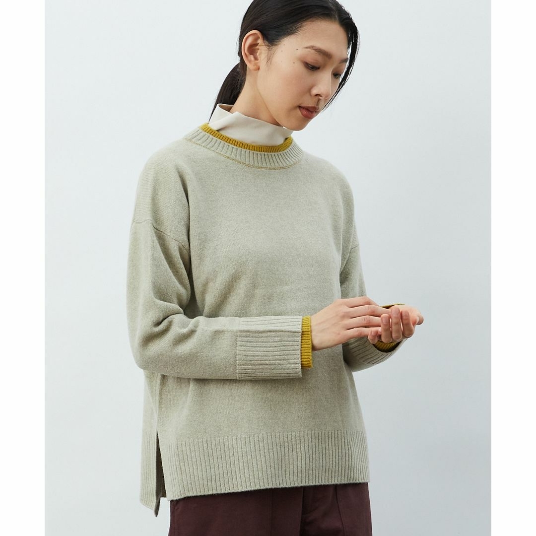 新品未使用 アデュートリステス ロワズィール LOISIR ポイント配色ニット-