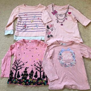 ベルメゾン(ベルメゾン)の女の子　ディズニー　ベルメゾン  マザウェイズ  ロンT ４枚セット(Tシャツ/カットソー)