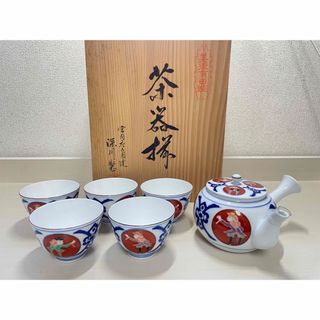 深川製磁 - 【希少 美品】深川製磁 異人絵 茶器セット 湯呑み5客の通販 ...