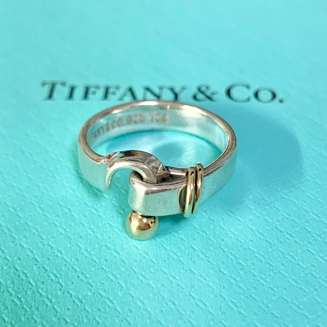 Tiffany & Co. - TIFFANY&Co ティファニー 925/750フック＆アイ コンビ ...