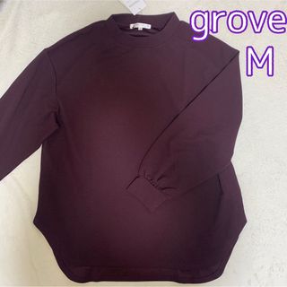 グローブ(grove)のgrove  カットソー　M(カットソー(長袖/七分))