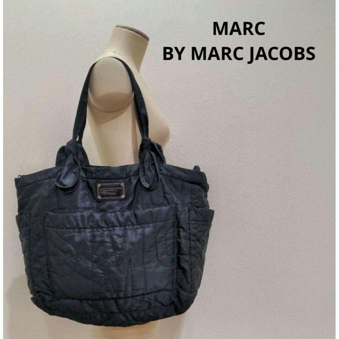 MARC BY MARC JACOBS キルティング バッグ ブラック かばん - トートバッグ