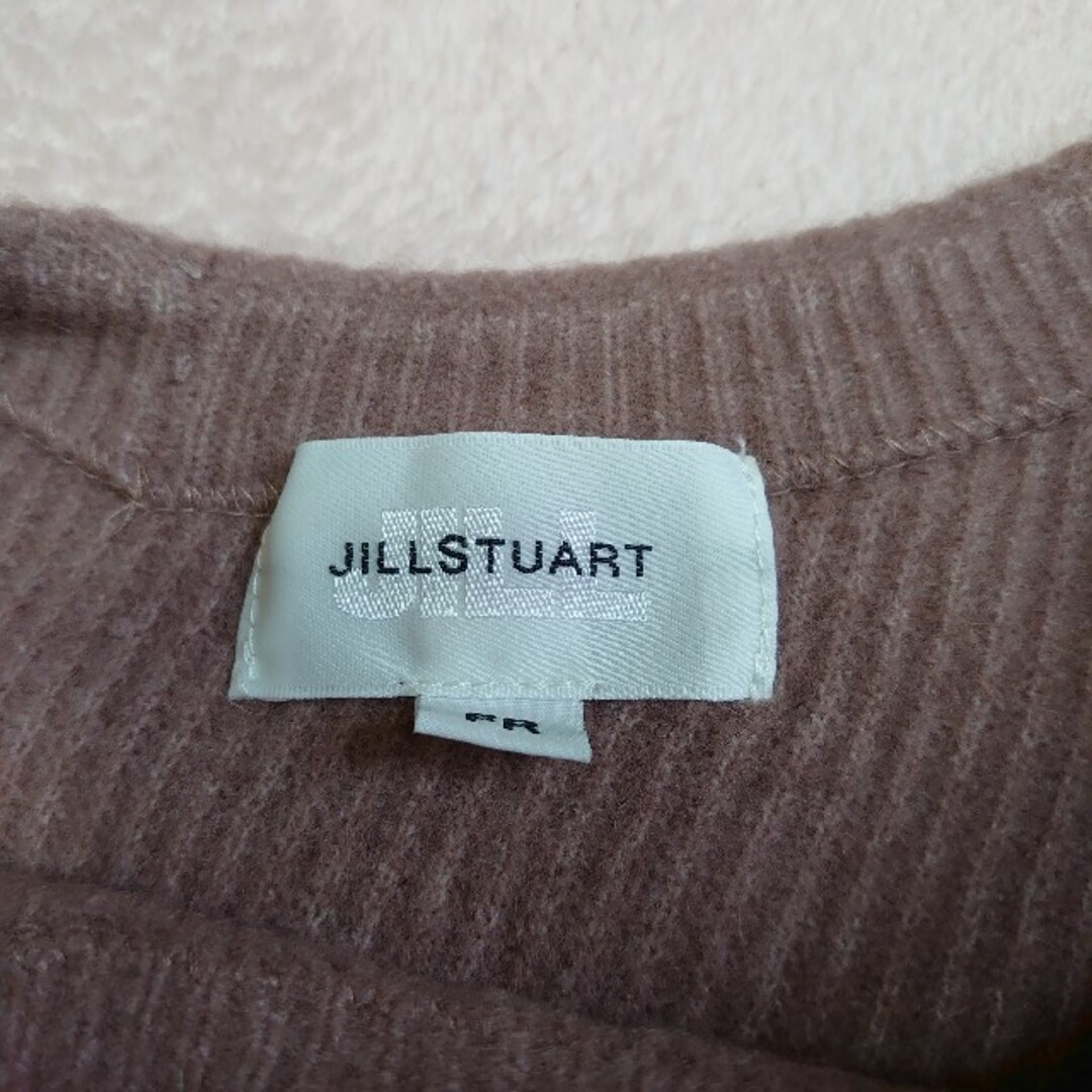 JILL by JILLSTUART(ジルバイジルスチュアート)のジル バイ ジルスチュアート ビジュー ニット ピンク レディースのトップス(ニット/セーター)の商品写真