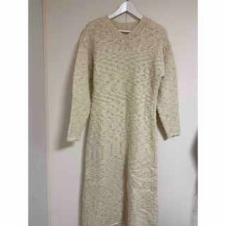 AURALEE - AURALEE 21aw wool slub knit one-pieceの通販 by きん