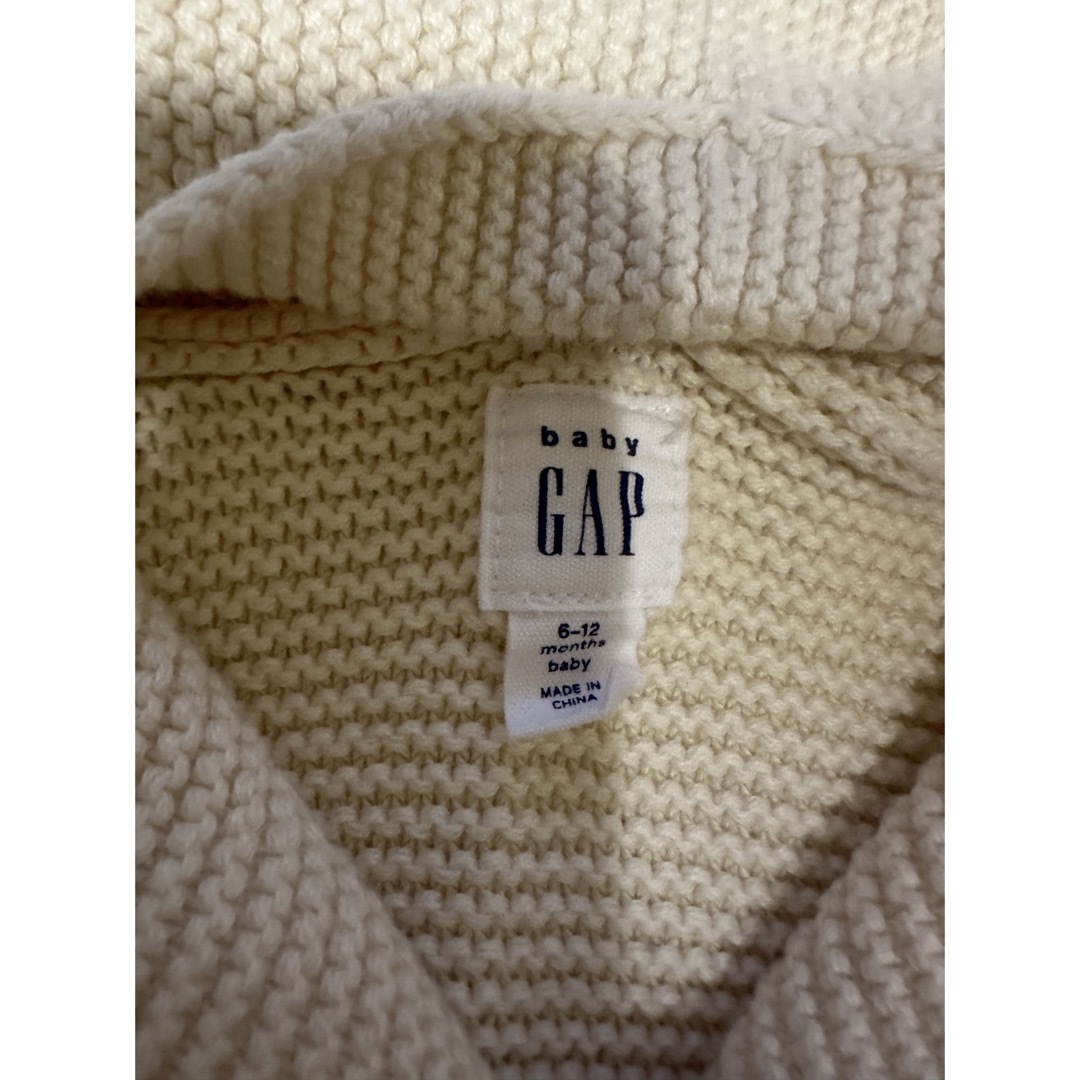 babyGAP(ベビーギャップ)のGAPbaby☆ブラナンベアガーターセーターカーディガン キッズ/ベビー/マタニティのベビー服(~85cm)(カーディガン/ボレロ)の商品写真