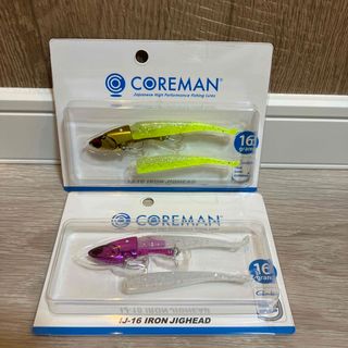 コアマン IJ16 ij16 アイアンジグヘッド 人気カラー 2つセット の通販 ...