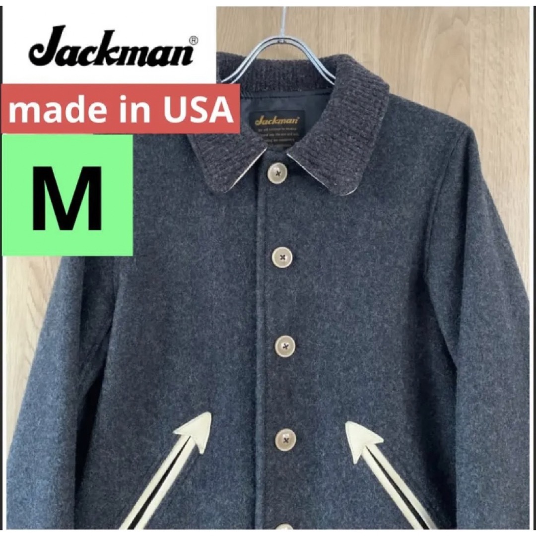 Jackman アワードジャケット Mサイズ アメリカ製 ジャックマン | フリマアプリ ラクマ