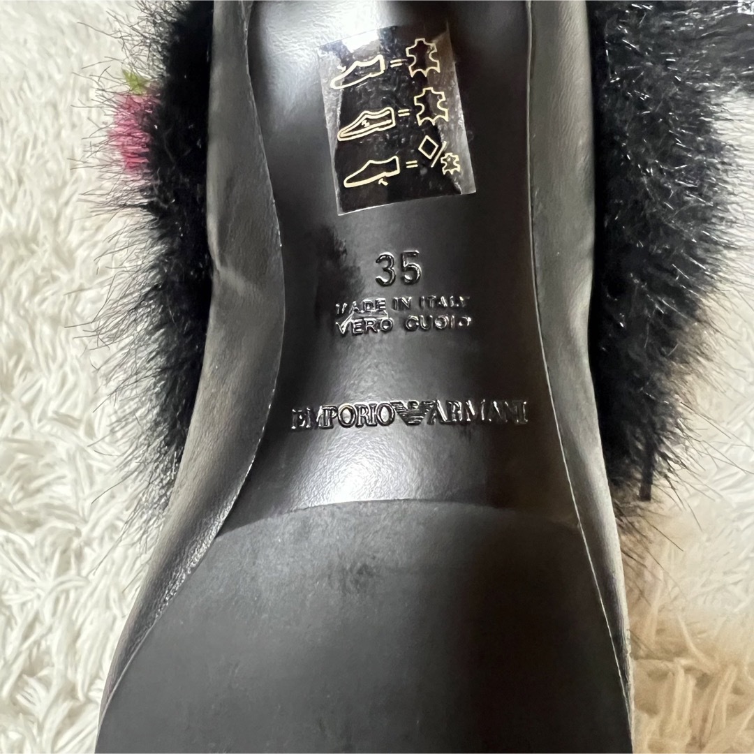 Emporio Armani - 【超美品】エンポリオアルマーニ 定価85000円 ファー