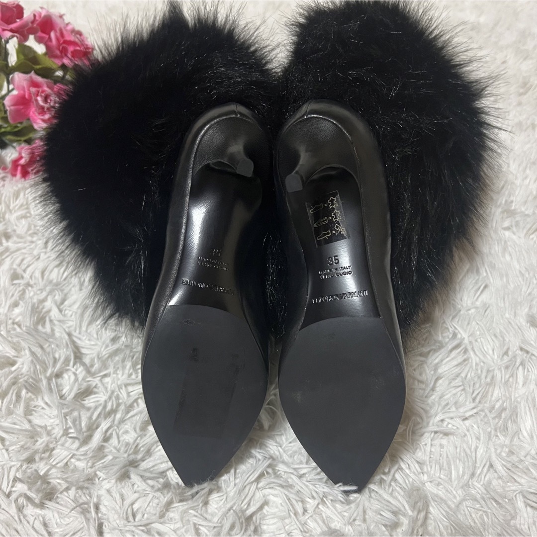 Emporio Armani - 【超美品】エンポリオアルマーニ 定価85000円 ファー