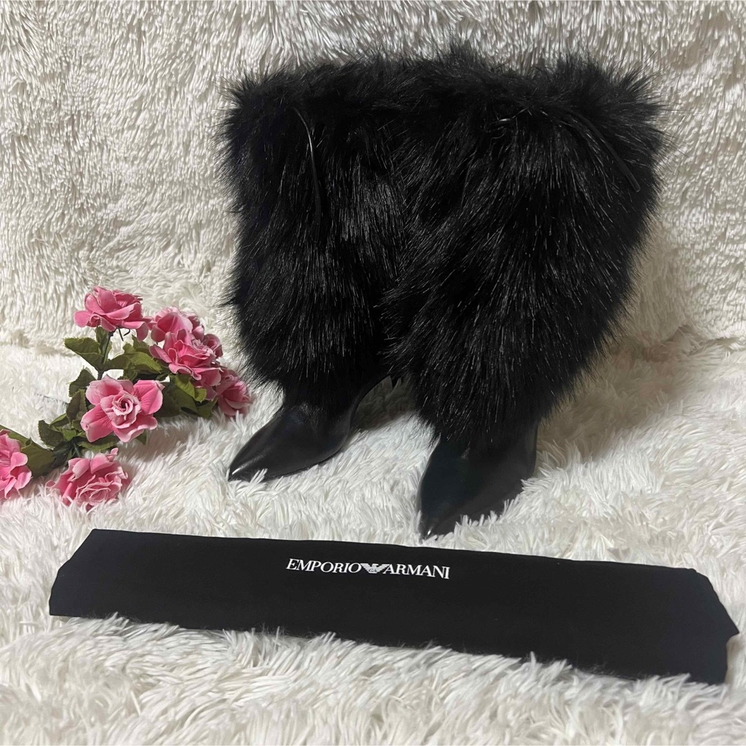 Emporio Armani - 【超美品】エンポリオアルマーニ 定価85000円 ファー