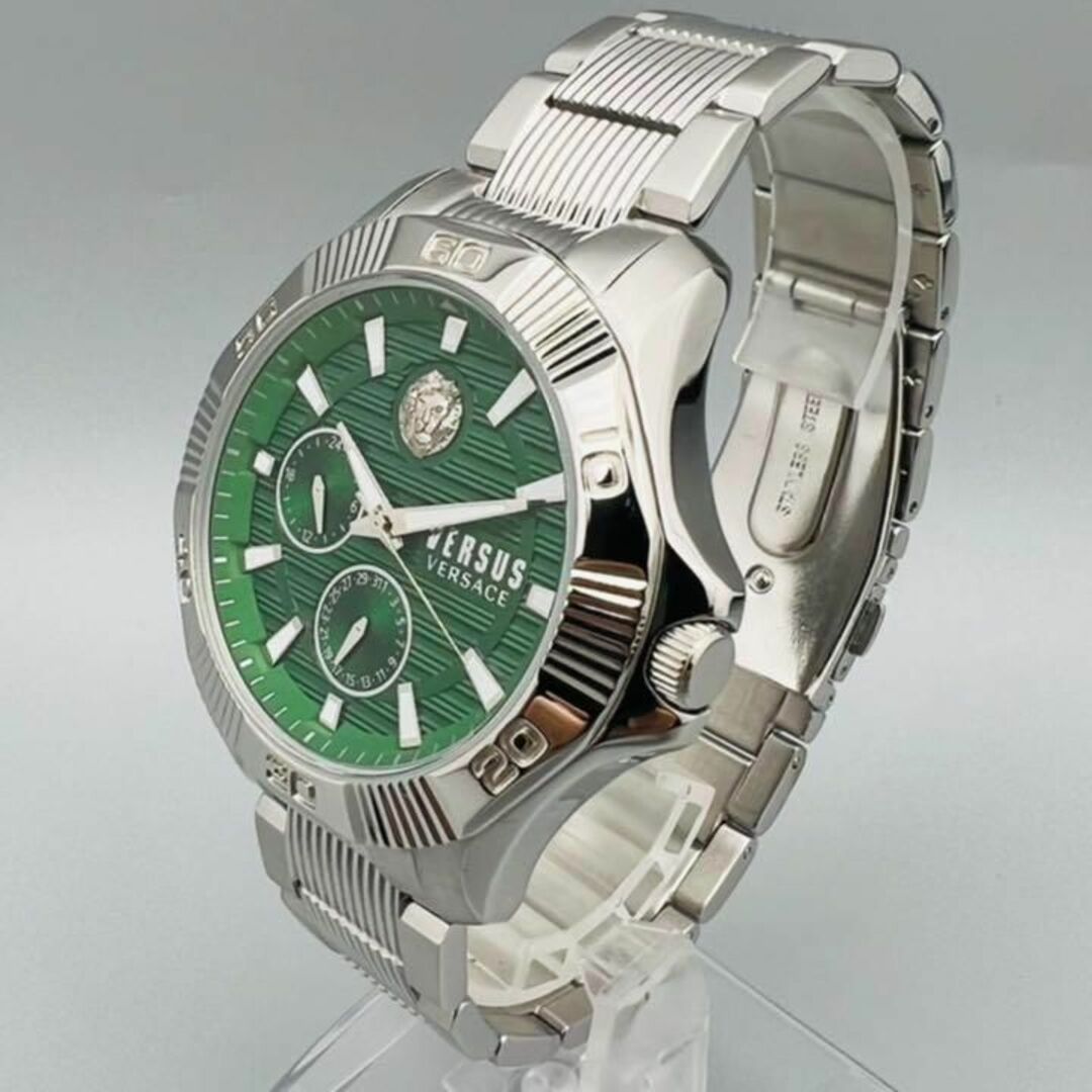 ヴェルサス ヴェルサーチ 腕時計 メンズ 新品クォーツ グリーン ケース付属 緑