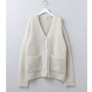 ロク(6 (ROKU))の6(ROKU) MOHAIR SHAGGY V NECK CARDIGAN (カーディガン)