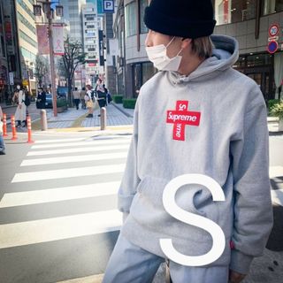 supreme クロスロゴパーカー