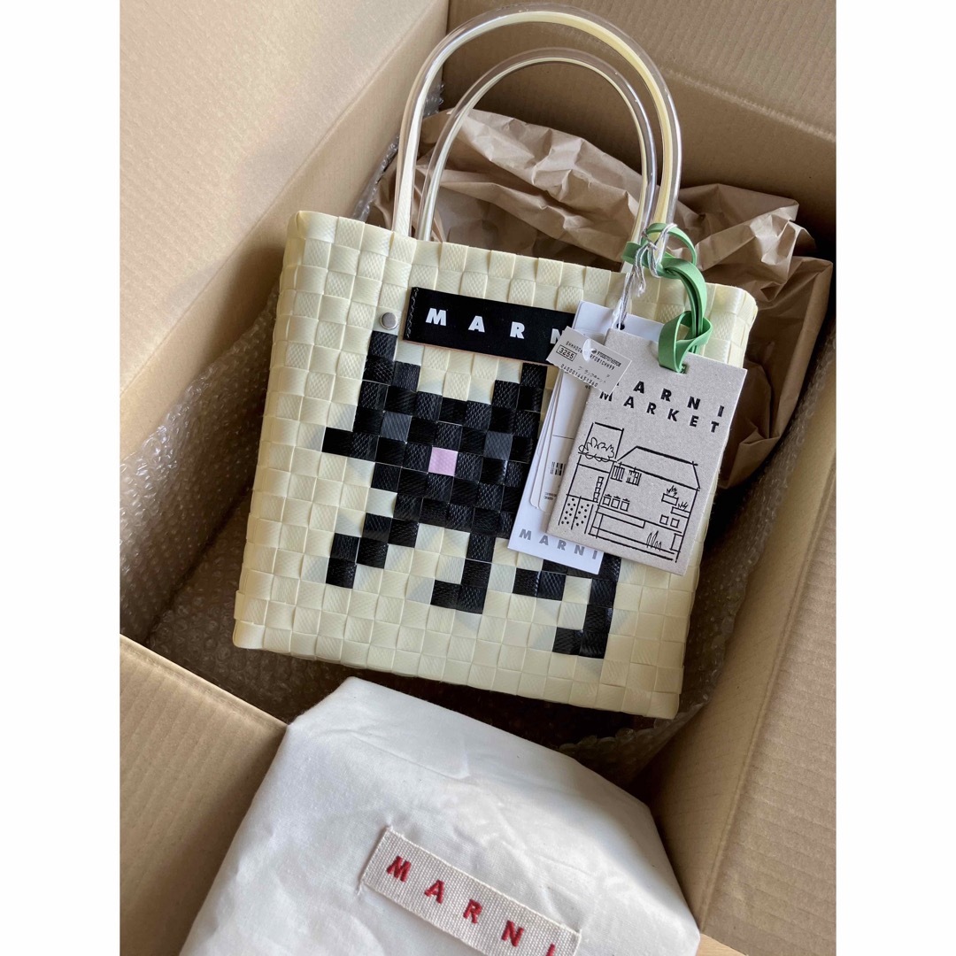 新品 MARNI マルニ アニマルバッグ ブラックキャット